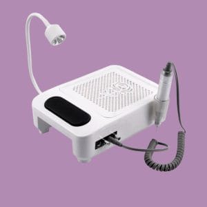 Ponceuse à ongles avec aspirateur et lampes uv